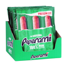 Peperami - Original Flavour - Smoked Pork Salami Sausage - Box of 48 x 20 Grams (16 x Triple Packs)