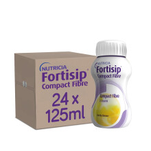 Fortisip Compact Fibre Liquid Vanilla, 125 ml Bottle, Pack of 24