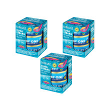 Fish 4 Ever | Azores Skipjack Tuna Steaks In Spring Water - Sustainably Fished. Tin Canned Food Rich In Omega-3, Great For Making Sandwich Spread Or