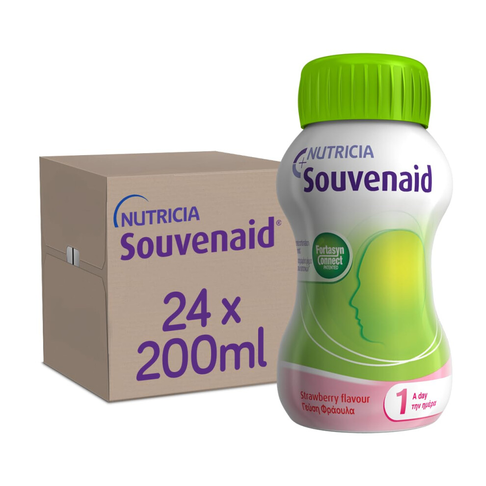 Fortisip Nutricia Strawberry Souvenaid, 200Ml, Pack Of 24