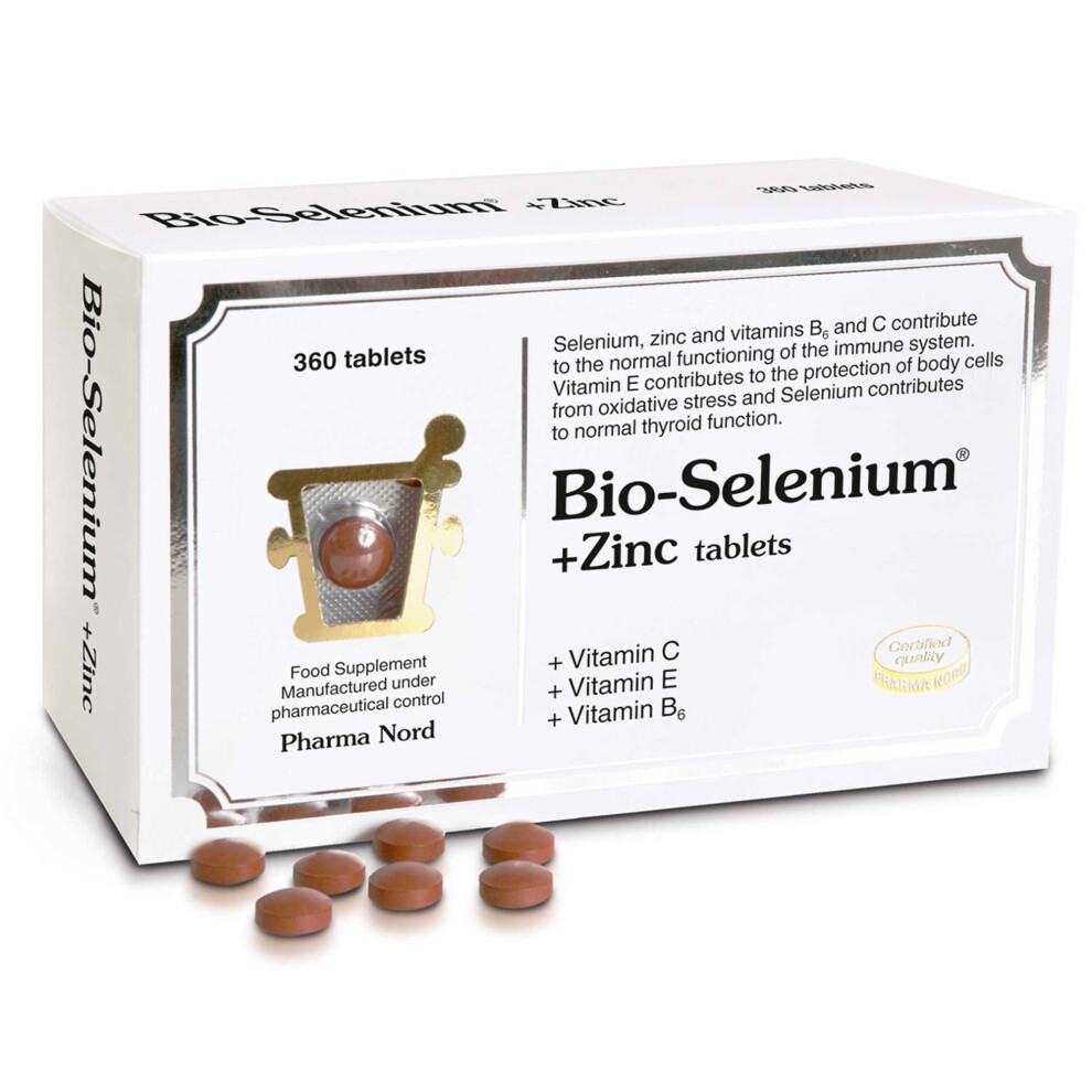 Pharma Nord Bio Selenium And Zinc 360 Tablets