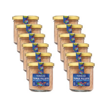 Fish 4 Ever | Skipjack Tuna Fillets In Water - Sustainably Fished. Canned Glass Jar Food Rich In Omega-3. Great Used In Salads, Making Sandwich Spread
