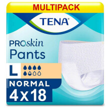 TENA Pants Normal Large (900ml) | Incontinence Protection Pants | 4 Pack of 18