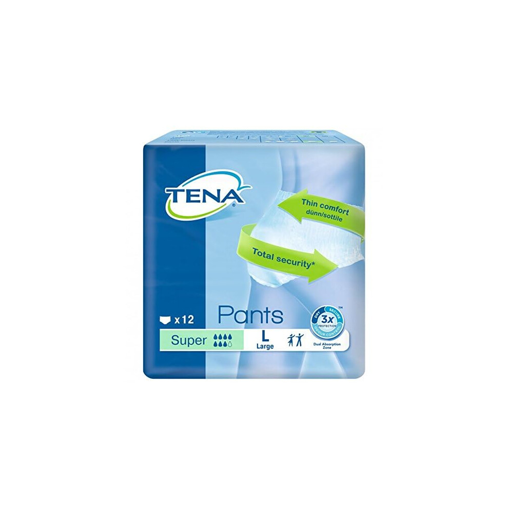 Tena Pants Super Large - 16 Packs Of 12