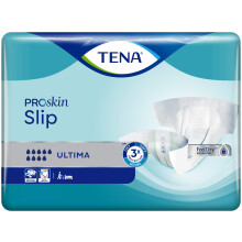 TENA ProSkin Slip Ultima | Size Large | 9 Drops High Absorption | Incontinence Slip | All-in-One Slips | 3 Pack of 21