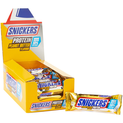 snickers Snickers Protein Peanut Butter Chocolate Bar, 18x47g