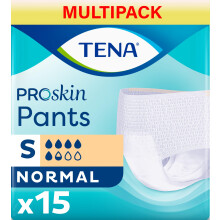 TENA Pants Normal | Small | Incontinence Pants | 4 Pack of 15