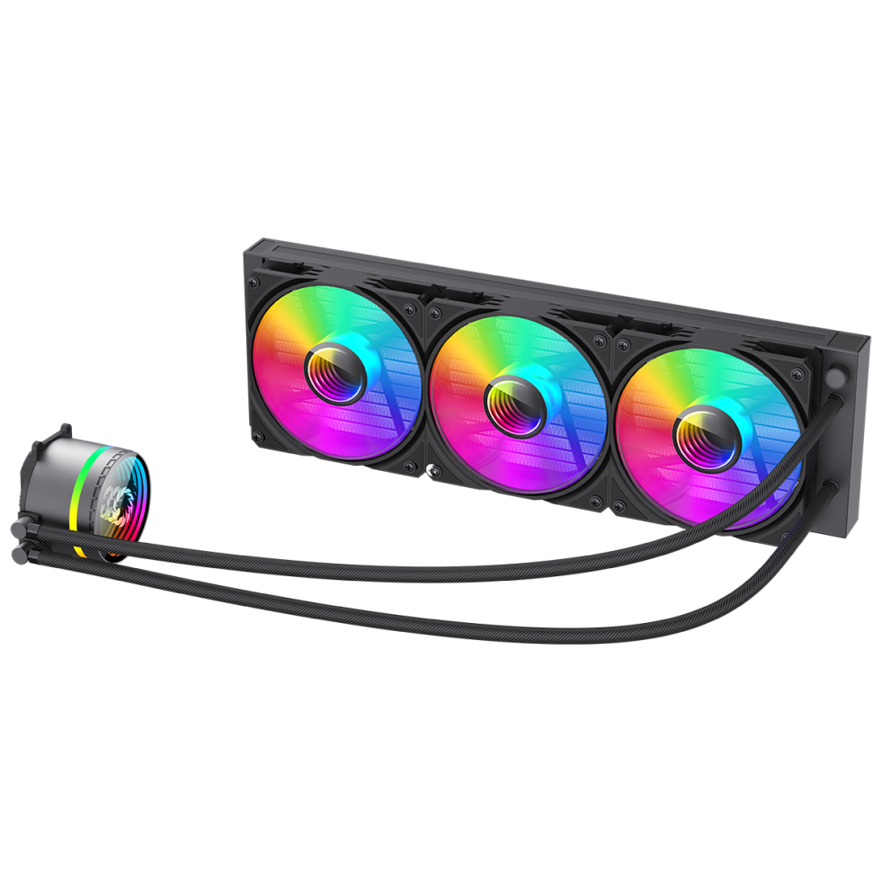 Gamemax Iceburg 360Mm Aio Argb Water Cooler ?Gmx-Icb-360Argb 6931858791489