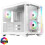 CiT Pro Android X Gaming Cube ATX Mid-Tower Dual Chamber White PC Computer Case 1