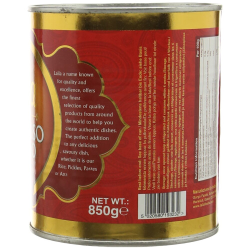 Laila Alphonso Mango Pulp 850 g (Case of 6) 1
