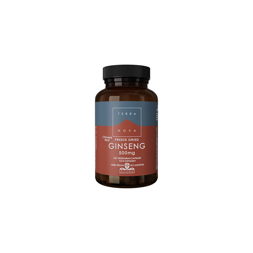 Terranova Red Chinese Ginseng - 500Mg - 100 Vegicaps