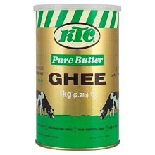 KTC Pure Butter Ghee - 1kg - (Pack of 4)