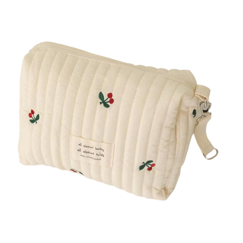 Storage Bag for Stroller Airplane Stroller Bag Large Capacity Zipper Storage Pouch for Bottles Wipes Phone and Keys