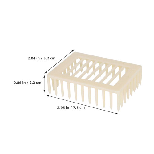 20 Pièces Cages À En Plastique Pour Apicole Aérées 1
