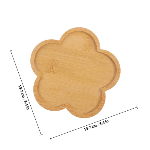 4 Pezzi Sottovaso In Bamboo Per Da Antigoccia 1