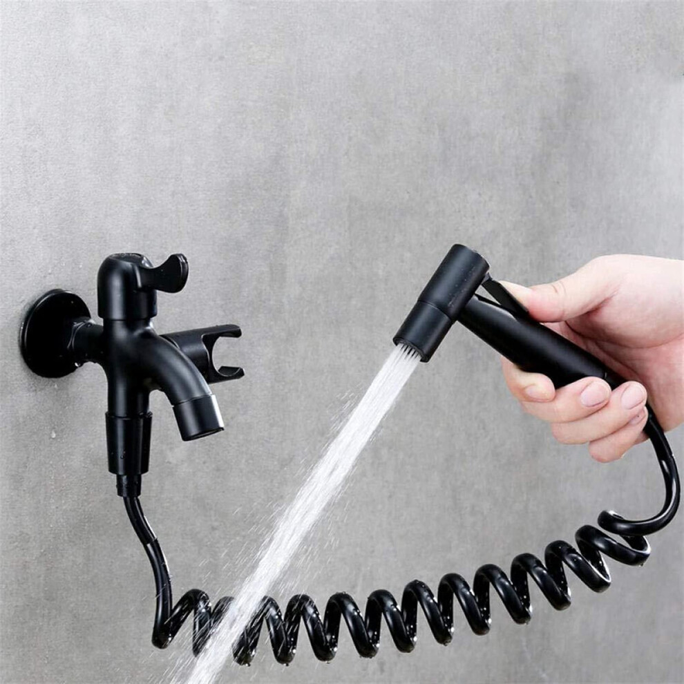 Stainless Steel Portable Bidet Kit 304 Stainless Steel Sprayer Body Cleaner Toilet Spray Gun Set 9084446559347