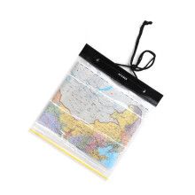 Outdoor Map Bag Self-Sealing Plastic Tote Bag Fanny Pack Map Pocket For Travel, Business, Party Model 1