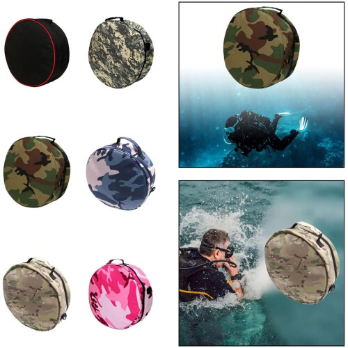 Diving Essential Nylon Holder Bag For Regulator Gear And Dive Computer With Secure Zippered Accessory Pouches 1