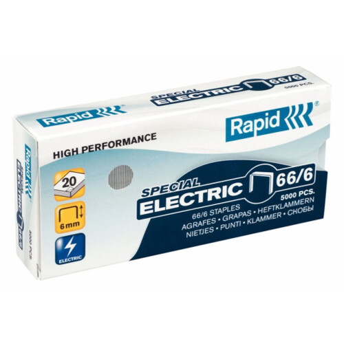 Rapid Rapid 66/6 Staples pack 5000staples