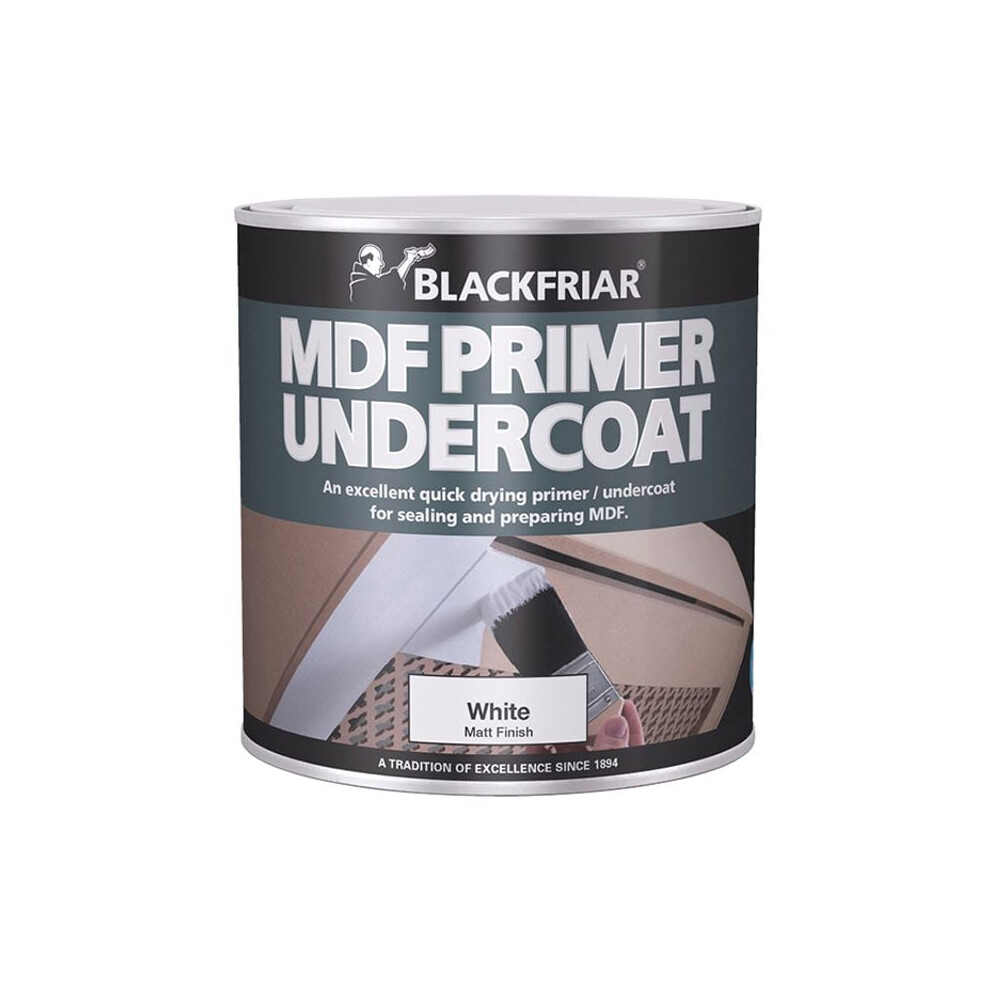 Blackfriar BF0380001F2 Quick Drying MDF Acrylic Primer Undercoat 250ml