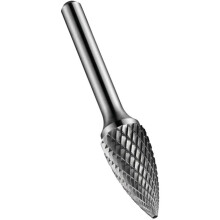 Dormer P81312.7X6.0 Solid Carbide Bright Rotary Burr Pointed Tree 12.7mm x 6mm