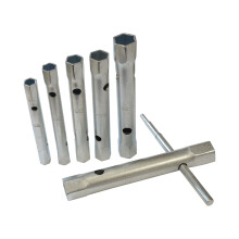 Faithfull FAISPBOXSET6 Box Spanner Set 6 Piece 8-19mm + Tommy Bar