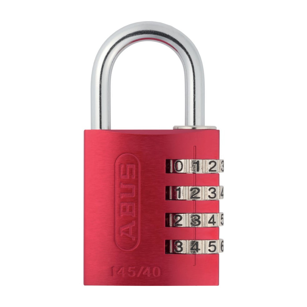 ABUS 145/40 Combination Padlock - Red