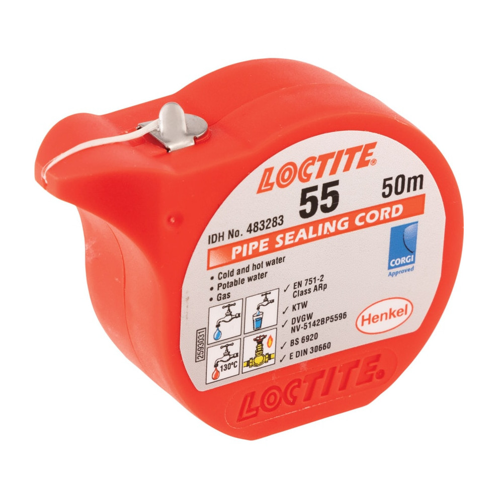 Loctite 483283 55 Pipe Sealing Cord 50M