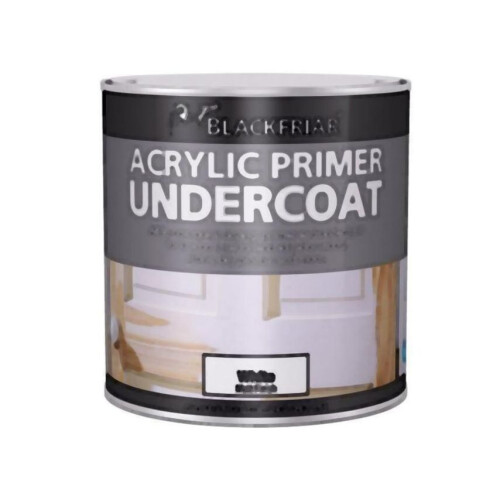 Blackfriar BF0380002D1 Quick Drying Acrylic Primer Undercoat Grey 1 Litre