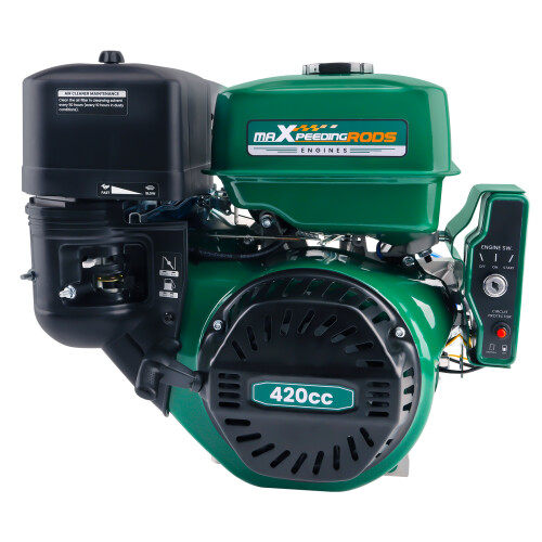 Οριζόντια μηχανή 420cc 15HP Ηλεκτρική μηχανή βενζίνης/αερίου 4 Κόπημα OHV 2