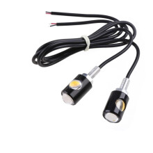 License Plate Lamp Two-Piece Auto And Motorcycle Mini Turn-Signal Tail Light Rear Brake Fog Bulb 12V Color 8