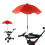 14 Zoll Universal-Kinderwagen-Sonnenschirm mit 11