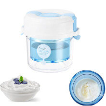 Yogurt Strainer Yogurt Maker With Fine Mesh Bag And Lid Reusable Filter For Thick Greek Yogurt And Soy Milk Light Blue