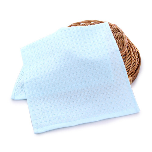 4 Pièces Serviette Coton Salle Bain Bleu Rose 2