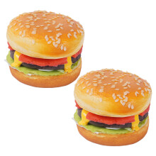 2 Hamburger Per Decorazione Fotografia