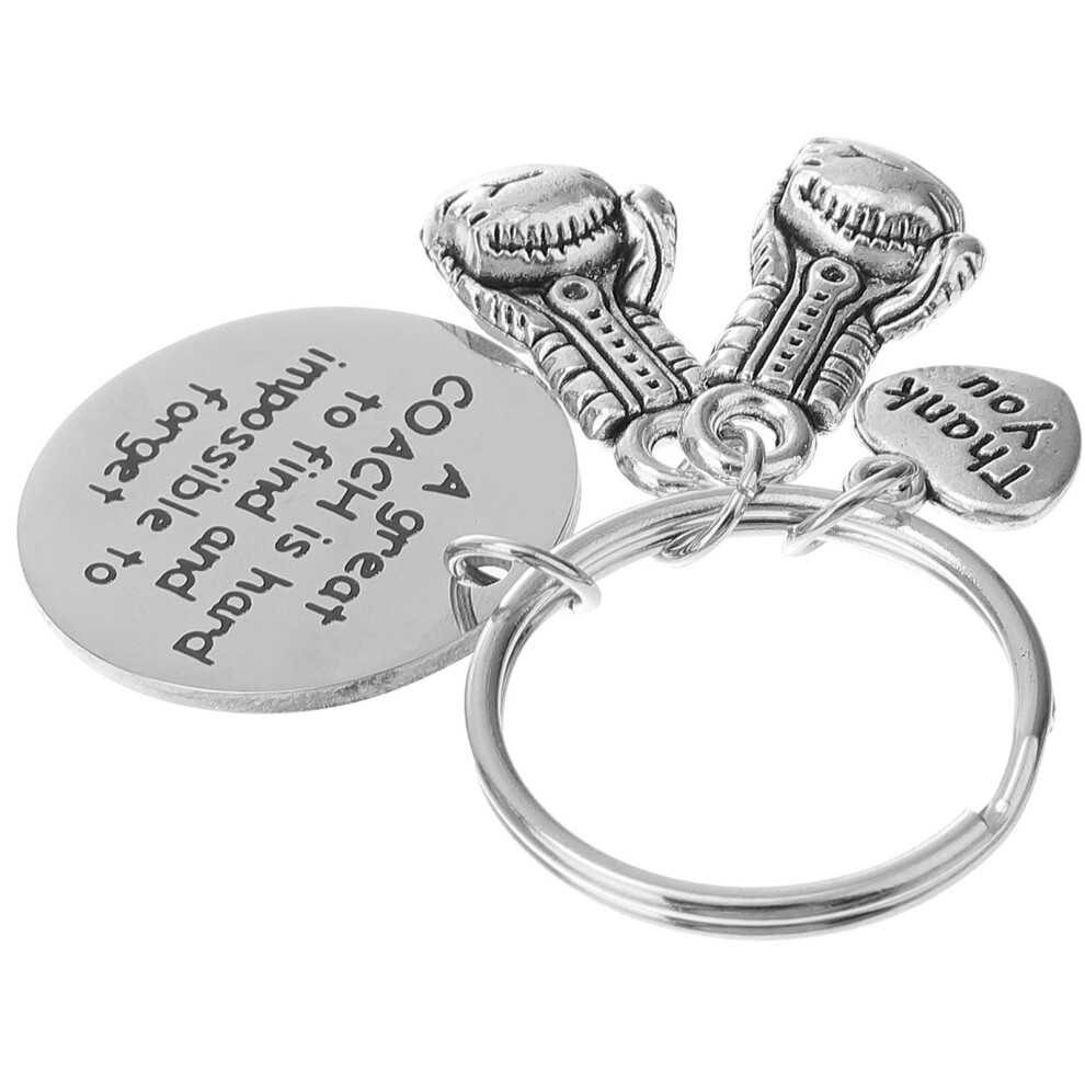 Hartvormige Kaart Sleutelhanger Met Handschoenen Bedel-image