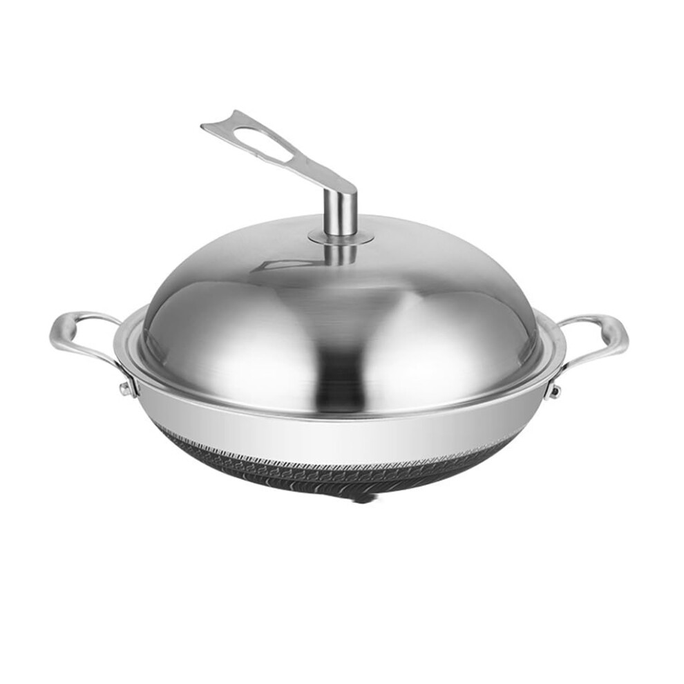 Iron Wok Large-Handle Non-Stick Wok Model D For Gas Cooker Pan 44 cm-image-OPC-PMDH5XT-NEW