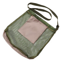 Mesh Mushroom Foraging Bag Crossbody Pouch Wear-Resistant Reusable Fruit-Picking Tote Orchard Apples Berries Vegetables