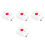 20Pcs White Wireless Patient Call Button Plastic Panel for Toilet Use 5