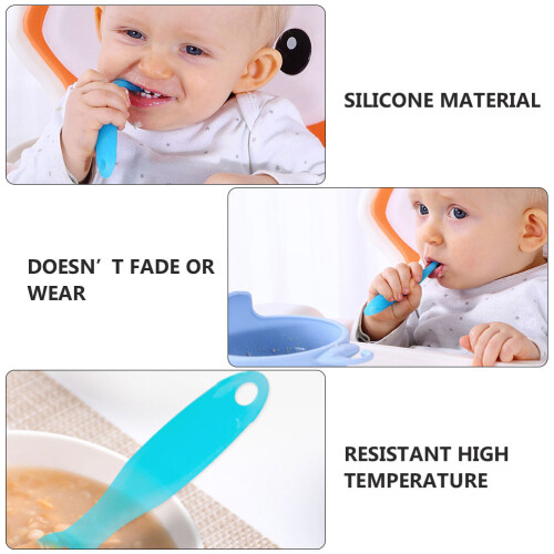 2 Lick Spoon Rijst Cereal Valley Baby Silicagel 1