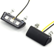 2 Pcs 12V Motorcycle License Plate LED Light Waterproof For Motorcycle