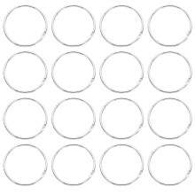 24St Zilveren Gordijnringaccessoires Voor Douche En