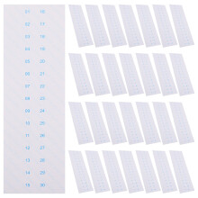 Thread Organizer Wit 60 Stuks 8,33x2,67x0,04 Inch