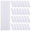 Thread Organizer Wit 60 Stuks 8,33x2,67x0,04 Inch 1