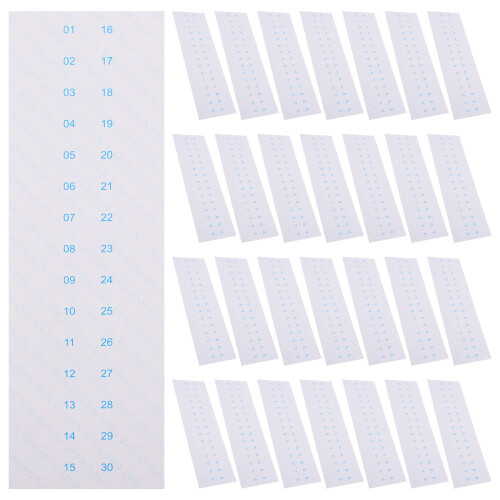 Thread Organizer Wit 60 Stuks 8,33x2,67x0,04 Inch