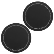 2 Stuks Drum Beschermingsmat Drummat Set Voor Elektrische Drums Zwart