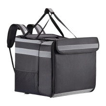 Pizza Carrier Thermal Insulation Pizza Bag For To-Go, Heavy-Duty Food Carrier For Hiking Camping Restaurants, 1 Pack