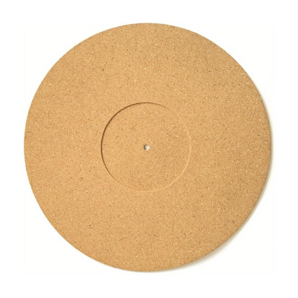Turntable Mat Non-Slip Cork Anti-Static Vinyl Pad For Record Players, Thick Pad, Updated Model 9393856555109
