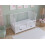 Asher Cot Bed 120x60cm with Drawer & Mattress (White) 5