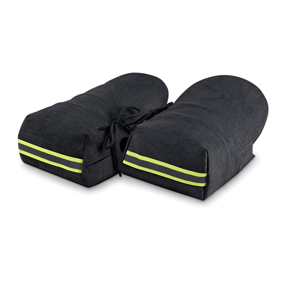 Scootor Bike Handlebar Muffs 2-Pack, 3D Oxford Sun-Protection Gloves With Reflective Strip, Motorcycle Gloves 9393856555314